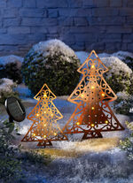 Solarplug dennenboom, set van 2 