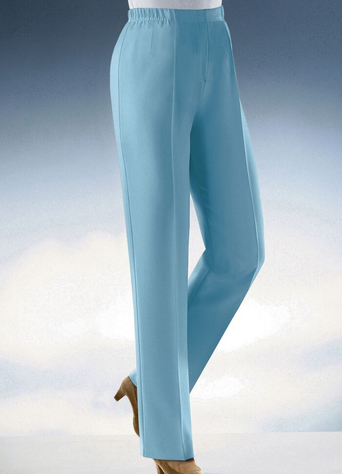 Onderhoudsvriendelijke broek TURQUOISE