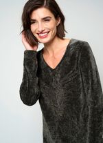 Trui van chenillegaren 