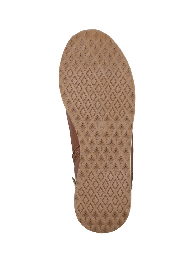 Andrea Conti veterlaarsje met trendy quilting BRUIN