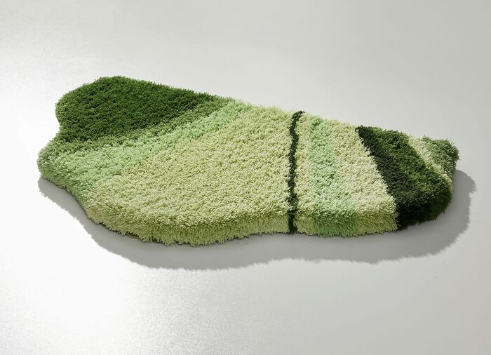 Geweldige badkamerset in blotevoetenzachte kwaliteit GROENTE