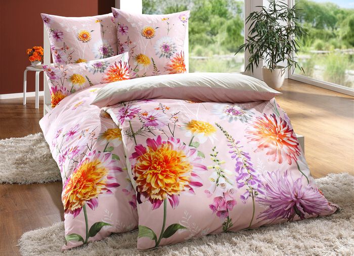 Beddengoedset in zachte renforc&eacute;-kwaliteit 