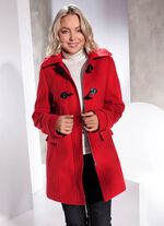 Jas met knevelsluitingen 