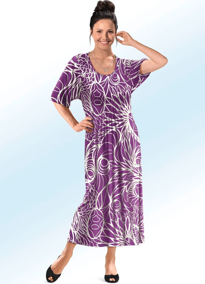Kaftan met ronde halslijn 