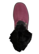 ELENA EDEN enkellaarzen gemaakt van zacht textielmateriaal BORDEAUX