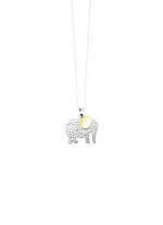 Olifant hanger in zilver 