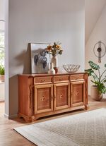 Gedeeltelijk massieve ladekasten met inlegwerk 