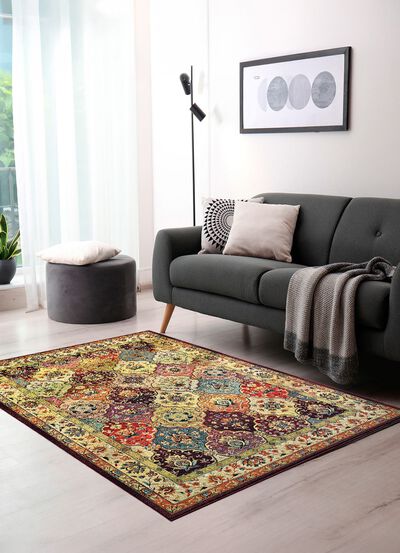 Prachtige geweven bruggen, galerijen, tapijten en bedrokken 