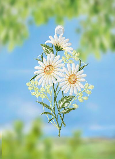 Lenteachtige raamdecoratie 