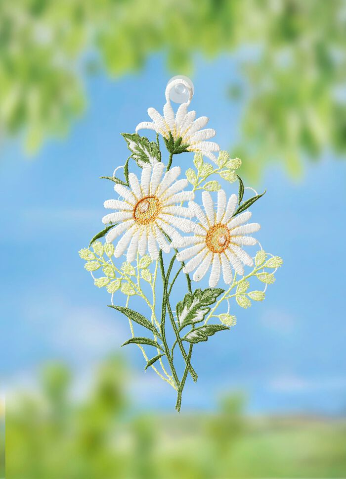 Lenteachtige raamdecoratie 