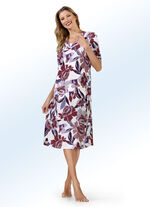 Set van twee nachthemden met kanten sierband 