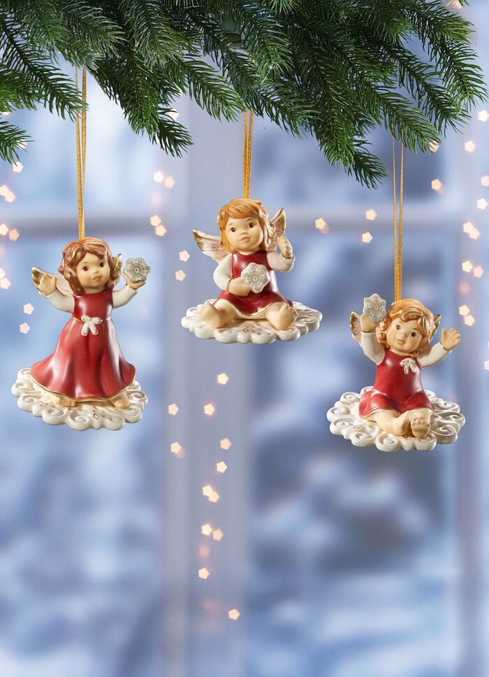 Goebel engelhanger van fijn steengoed BORDEAUX