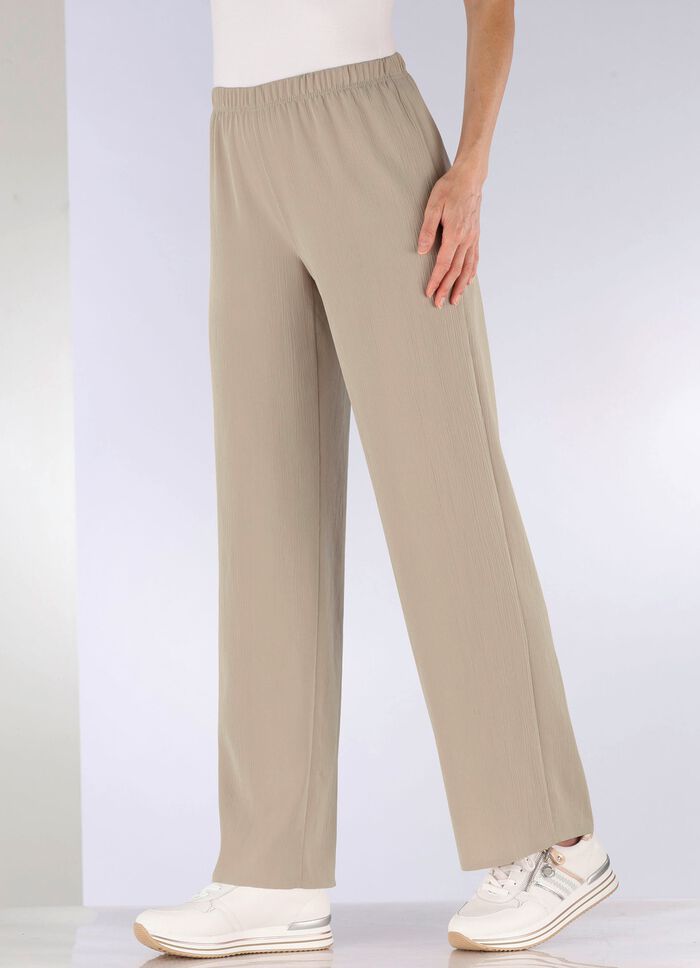 Broek met comfortabel wijd model 