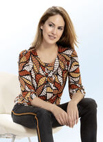 Overhemdtuniek met decoratieve knopen 