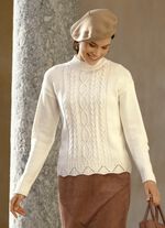 Trui van een structuurmix 