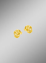 Klassieke knoop oorbellen 