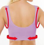 Feel-good bh, set van 3 ROZE-LAVENDEL-BLAUW