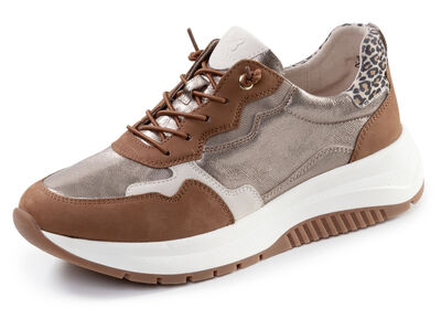 Caprice, trendy damessneakers, breedte G, met uitneembaar voetbed 
