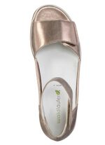 Ranger sandaal met uitneembaar leren voetbed ANTIEK GOUD