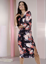 Laurina nachtjapon, kuitlengte met inkjetprint 