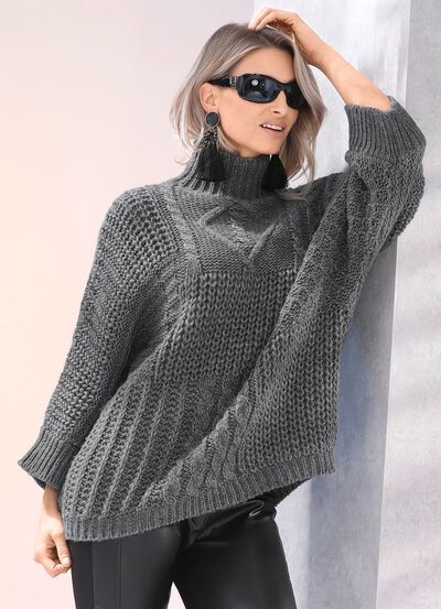 Trui met alpaca-inhoud 