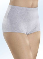 Set van vier broeken met elastische band 2X ZWART, 2X GRIJS GEVLEKT