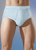 Vierdelige slips van fijne jersey, met gulp 