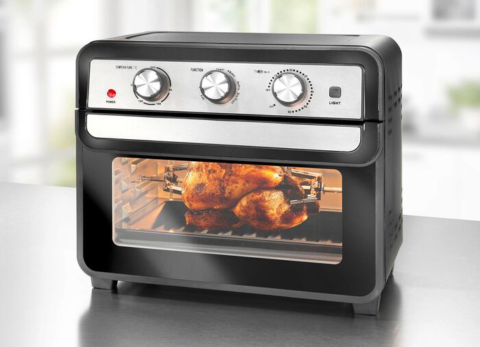 Heteluchtoven - Vervangt oven en friteuse 