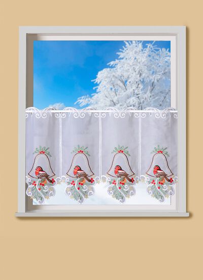 KORTE VENSTERVITRAGE 'ROODBORSTJE' 