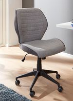 Draaistoel met hoogwaardige geweven stoffen bekleding 