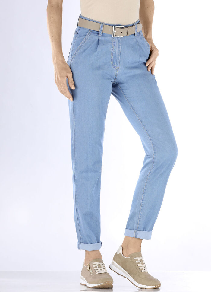 Chino-vormige jeans LICHTBLAUW