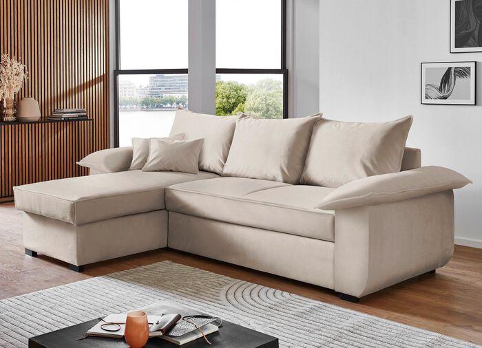 Gestoffeerde hoek met functie CR&Egrave;ME