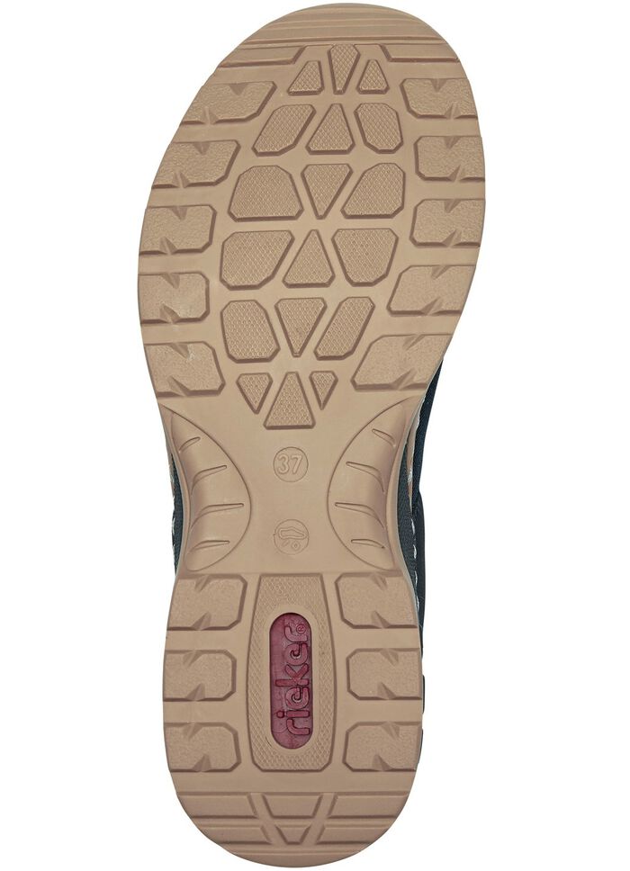 Rieker sneakers met uitneembare MemoSoft textielinleg 