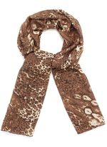 Sjaal met roofdierdessin 