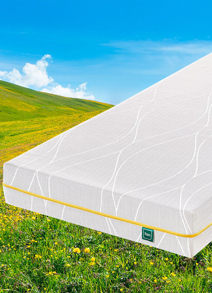 7-zone pocketveringmatras van ventilator 