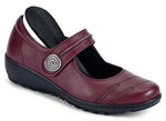 Gemini pantoffels gemaakt van rundnappaleer BORDEAUX