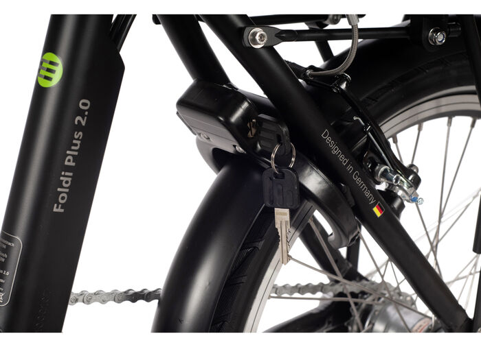 E-vouwfiets Foldi Plus ZWART