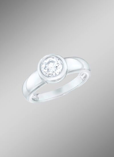 Damesring met briljant 