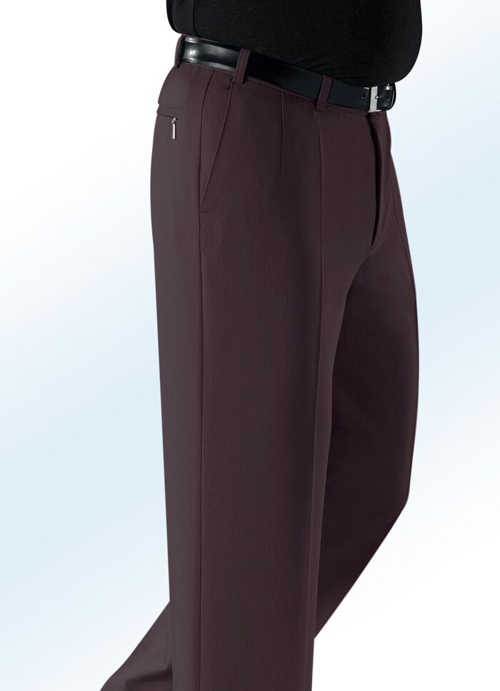 Onderbuikbroek &lsquo;Klaus Models&rsquo; DONKERBRUIN GEM&Ecirc;LEERD