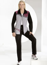 Vrijetijdspak met strass-applicaties 