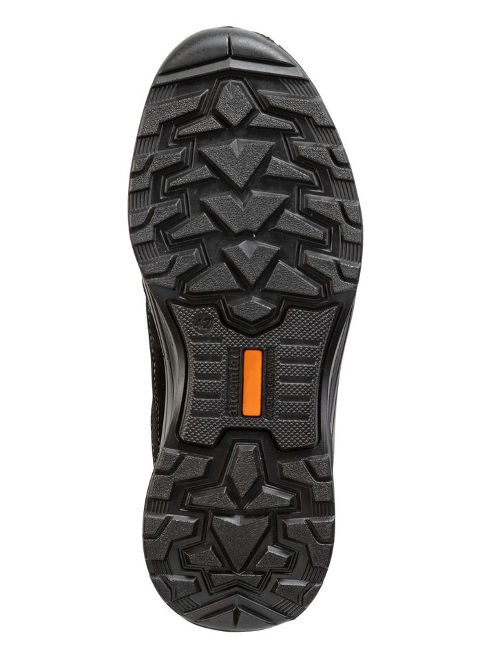 Veterschoen gemaakt van su&egrave;de en textielmateriaal 