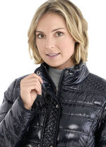 Jas met verschillende quiltvariaties 