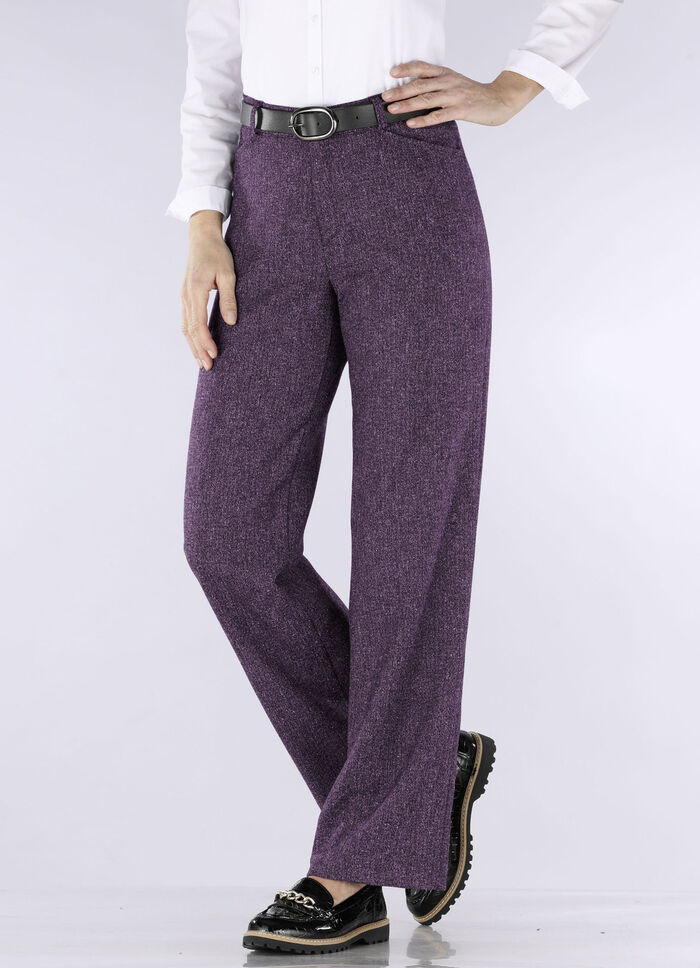 Broek in modieuze breedte BRAAM GEM.