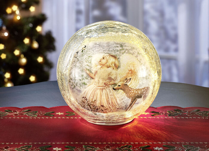 Bal met verlichting op batterijen 