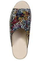 Comfortabele damesmuiltjes, breedte G, met klittenbandsluiting SCHWARZ-BUNT