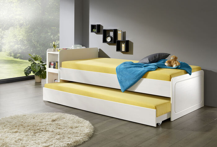 Functioneel bed met bedkast 