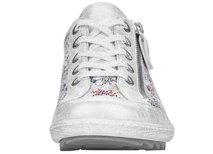Remonte sneakers met veters ZILVER-BONT