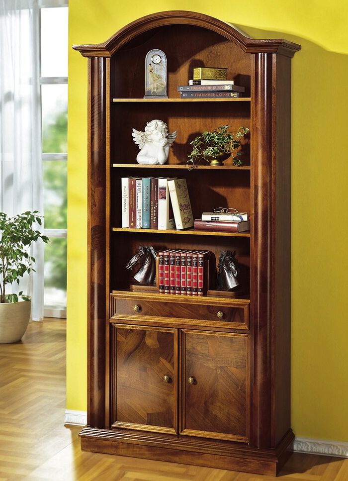 Gedeeltelijk stevige boekenkast 