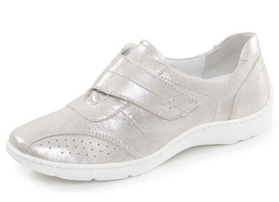 Waldläufer, comfortabele damespantoffels, breedte H, met uitneembaar voetbed 