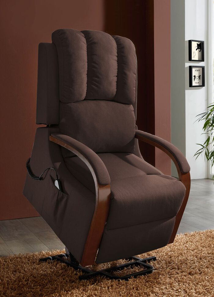 Relaxfauteuil met 2 motoren en opstahulp 